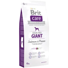 Сухой корм для собак весом от 45 кг Brit Care GF Giant Salmon & Potato с лососем 12 кг (8595602510221): Тип Сухой корм