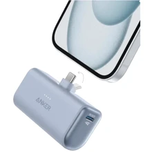 Внешний аккумулятор Anker Powerbank 5000mAh Nano 22,5W USB-C Ice Lake Blue: Количество USB 1