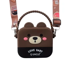 Сумка PRC на плечо Bear Love 12x14x4 black: Тип Сумка