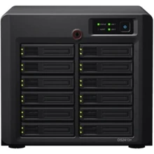 Сетевой накопитель (NAS) Synology DS2413+: Слоты для дисков 12 x 3,5” SATA(II) или 12 x 2,5” SATA/SSD (max 12 x 4 TB)