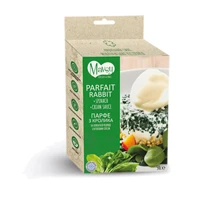 Лакомство для собак от 3-х месяцев Mavsy freeze dried rabbit parfait on a spinach pillow with cream Парфе из кролика на шпинатной подушке со сливочным соусом 50 г (FDMAVSY01): Производитель Mavsy