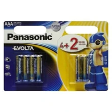 Panasonic AAA bat Alkaline 4+2шт EVOLTA (LR03EGE/6B2F): undefined undefined