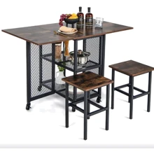 Комплект мебели Costway Design раскладной стол со стульями в стиле Loft (5900332086490): undefined undefined
