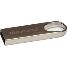 USB-флешка Mibrand 64GB Irbis Silver USB 2.0 (MI2.0/IR64U3S): Стандарт USB USB 2.0
