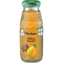 Сок GERBER грушевый для детей с 4 месяцев (7613033520501): Тип Соки