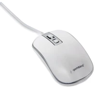 Мышь Gembird MUS-4B-06-WS Gray White: Интерфейс подключения USB