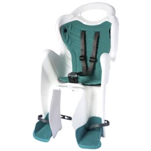 Bellelli Mr Fox Сlamp (на багажник) до 22кг, белое с бирюзовой подкладкой (SAD-08-32): Анатомическая выемка Есть
