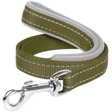 Поводок Collar Dog Extreme нейлоновый с прорезиненной ручкой хаки 25 мм 122 см (431731): Тип Поводок