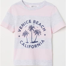 Футболка H & M 6476848 134-140 см рожева: Тип футболки