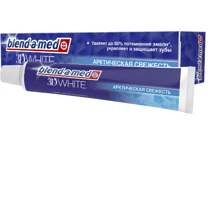 Blend-a-med Зубная паста 3D White Арктическая свежесть 50 ml: Назначение Очищение, Отбеливание