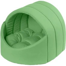 Кошеня для тварин Теремок M 50x45x35 см салатове (41085): Тип будиночок