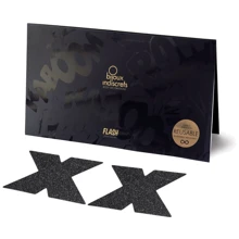 Украшение на соски Bijoux Indiscrets - Flash Cross Black: Для кого Для женщин