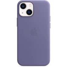 Чехол для iPhone Apple Leather Case with MagSafe Wisteria (MM0H3) for iPhone 13 mini: Цвет фиолетовый