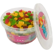 Мультифруктовий желейний мармелад Jelly Juice Funny Bears з натуральним соком 1 кг (4820175572593): Вага, г 1000