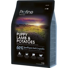 Сухой гипоаллергенный корм для щенков всех пород Profine Puppy Lamb с ягненком и картофелем 3 кг (8595602517527): Тип Сухой корм