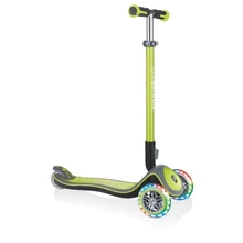 Самокат Globber серии ELITE DELUXE зеленый, колеса с подсветкой, до 50кг, 3+, 3 колеса: Количество колес 3