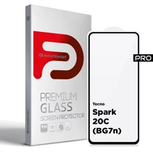 Аксессуар для смартфона ArmorStandart Tempered Glass Pro Black for Tecno Spark 20C (BG7n) (ARM73615): Совместимость Tecno Spark 20C (BG7n)