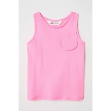 Майка H&M 6716658 134-140 см розовая: Тип Майки