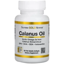 California Gold Nutrition Calanus Oil Олія калануса 500 мг 30 капсул: Тип Омега 3