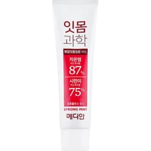 Amore Pacific Median Gum Science Toothpaste Strong Mint Зубная паста с мятой 120 g: Назначение Свежесть дыхания, Отбеливание, От зубного налета, Антибактериальное, Очищение