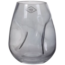 Ваза Lefard Dented grey h19 d13 см (804-117): Тип Ваза