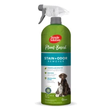 Жидкое средство растительного происхождения Simple Solution Plant-Based Stain and Odor Remover для нейтрализации запахов и удаления стойких пятен от жизнедеятельности домашних животных 945 мл (ss13861: undefined undefined