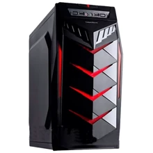 Корпус Frontier Jumbo 400W (JUMBO–02B2–400 BK-RD): Форм-фактор материнской платы ATX / Micro-ATX / Mini-ITX