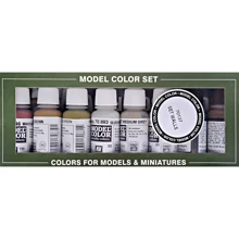 Набір фарб Vallejo "Model Color" будівництво (6 фарб, 2 змивки): Виробник Vallejo