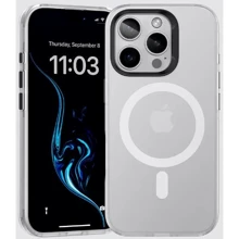 Чехол для iPhone Benks MagClap Lucid Armor Protective White for iPhone 16 Pro: Цвет белый