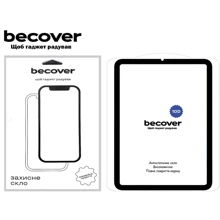 Аксесуар для iPad BeCover Tempered Glass 10D Black для iPad Mini 6 2021 (710573): Колір черный