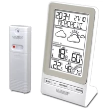 Метеостанція La Crosse WS6819 White/Taupe: Метео вимірювання Фаза луны, Точка росы, Внутренняя температура, Внутренняя влажность, Внешняя температура, Внешняя влажность, Атмосферное давление
