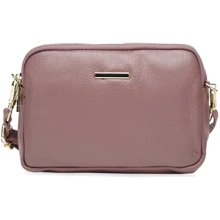 Жіноча сумка крос боді Borsa Leather бежева (K11906-beige): Стать жіночий