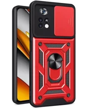 Чехол для телефонов Mobile Case Camshield Serge Ring Red for Xiaomi Poco M4 Pro 4G: Совместимость Xiaomi Poco M4 Pro 4G