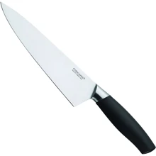 Ніж Fiskars FF + для шеф-кухаря великий (1016007): Лезо нержавіюча сталь