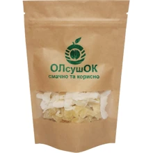 Микс ОЛсушОК цукаты из ананаса и кокосовые чипсы 80 г (4820252920057): Вес нетто 80 г