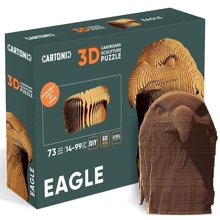 Картонний конструктор Cartonic 3D Puzzle EAGLE: Вид флора и фауна