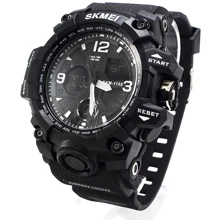 Наручний годинник Skmei 1155B Black White (1155BBOXBW): Стиль спортивний