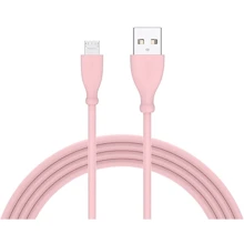 Кабель T-PHOX USB Cable to microUSB Kitty 1m Pink (T-M817 Pink): Тип USB Cable - microUSB