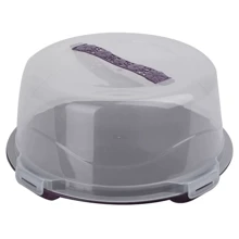 Тортовниця Violet House 0011 Prune з кришкою 18х26х37см (0011 кругла велика Prune з/кр): Виробник Violet House