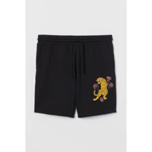 Шорты H&M 7746279 M черные: Фасон Классика