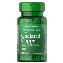 Puritans Pride Copper Chelate Медь 2 мг 100 таблеток: Тип Медь
