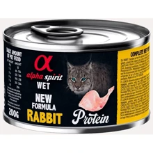 Влажный корм Alpha Spirit для кошек Rabbit с кроликом 200 г (as311285): Тип Влажный корм