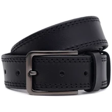 Чоловічий ремінь Borsa Leather чорний (125v1fx69-black): Стать Мужской
