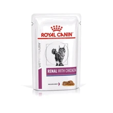 Влажный корм для котов Royal Canin Renal Feline Chicken Pouches при почечной недостаточности со вкусом курицы 85 г (40300019): Тип Влажный корм
