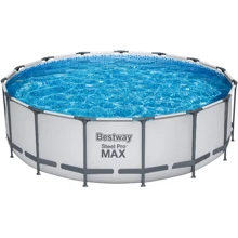 Бассейн Bestway каркасный 457-122 см (56438) (фильтр-насос, лестница, тент, в коробке, 62.5-116-38см): undefined undefined