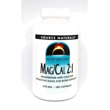 Source Naturals Mag/Cal 2:1, 180 Caps: Тип магній