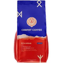 Кофе CARPAT COFFEE Рута бленд в зернах 1000 г: Вид напитка кофе в зернах
