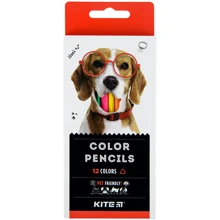 Олівці кольорові Kite Dogs 12 кольорів (K22-053-1): Тип Цветные