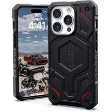 Чехол для iPhone Urban Armor Gear UAG Monarch Pro Magsafe Kevlar Black (114221113940) for iPhone 15 Pro: Цвет черный
