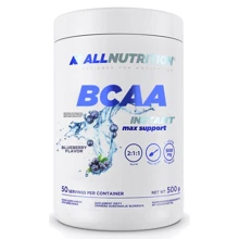 Аминокислота для спорта All Nutrition BCAA Max Support Instant 500 g /50 servings/ Bllueberry: Вкус Черника